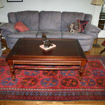 Antique and Vintage Rugs in a Traditional Home Setting