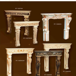 Custom Hand Carved Mantels - Products