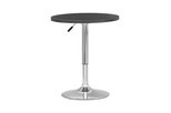 CorLiving Adjustable Round Pub Table in Black