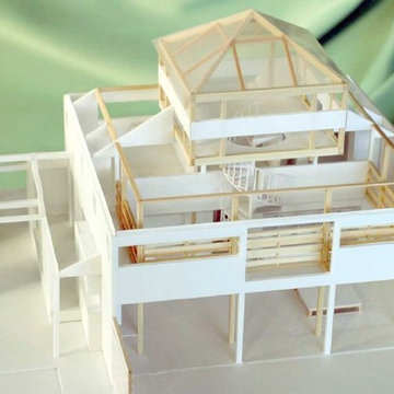 大畑の家　模型