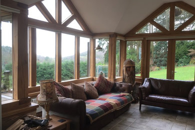 This is an example of a traditional veranda in West Midlands.
