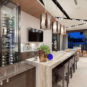 Contemporain Bar De Salon