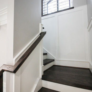 Project #72 | Modern Staircase with Horizontal Steel Rod Railing