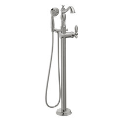 Delta Victorian&reg; Floor Mount Tub Filler - Tub And Shower Faucet Sets