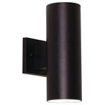 AFX Inc. - Everly 12" Outdoor LED Wall Sconce, Adjustable CCT- Black - Illuminate your outdoor spaces with the Everly Outdoor LED Wall Sconce, expertly crafted from durable aluminum and glass. Its frosted glass diffuser creates a soft and inviting glow, complementing the sconce's die cast aluminum construction. With standard mounting holes and hardware included, this modern-transitional style sconce offers both easy installation and the convenience of adjustable color temperature, allowing you to personalize your outdoor lighting experience.