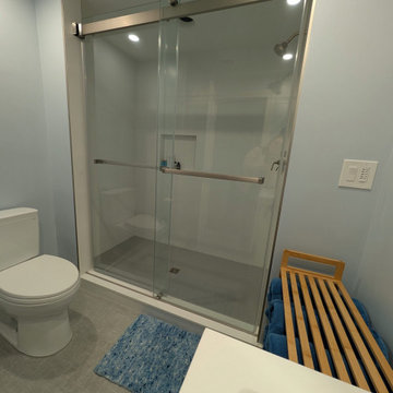 One bathroom split into two Wayland