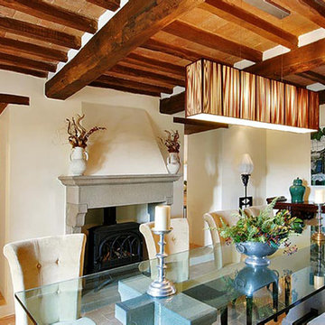 Dining Room Fireplaces by Ancient Surfaces