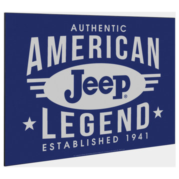 Jeep American Legend Oversized Metal Sign, 31 x 41