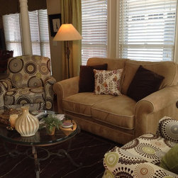 Custom Drapery & 2" Wood Blinds - Curtains