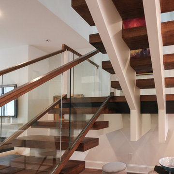 Project #68 | Ultra-Modern Staircase with Glass Landings