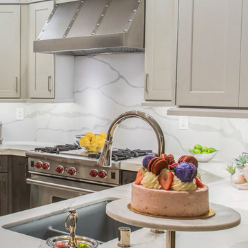 Kitchens featuring a ZLINE Under Cabinet Range Hood