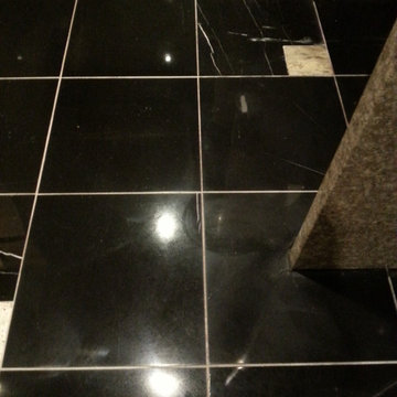 Commercial bathroom floor restoration - AFTER