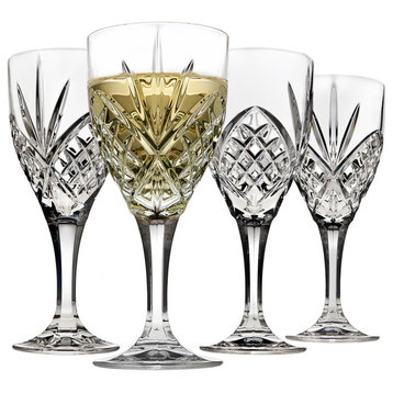 Dublin White Wine Glassware Set of 4 6.75 oz