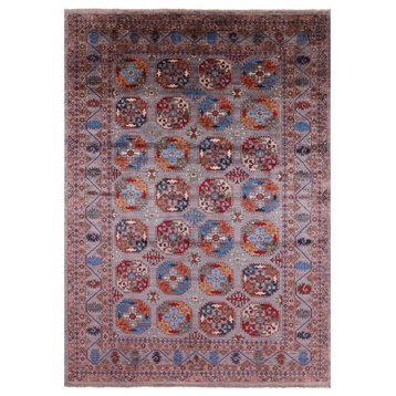 Bokhara Hand-Knotted Wool Rug 6' 10" X 9' 10" - Q12195