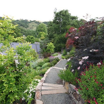 Dramatic Hillside Garden