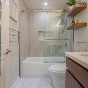 two bathrooms remodel