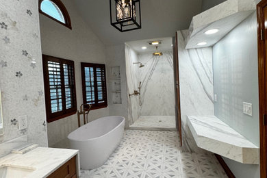 Example of a bathroom design in Other