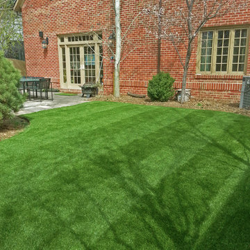 Artificial Grass with Traditional Architecture in Cherry Hills