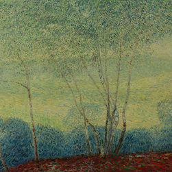 Pointillism Landscape - Paintings