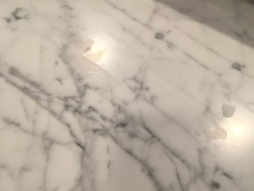 Water Spots And Other Marks On Our Kitchen Countertops
