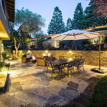outdoor dining area