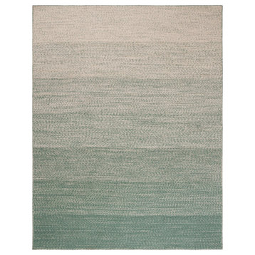 Safavieh Vintage Leather Collection NFB263Y Rug, Natural/Green, 6' X 9'