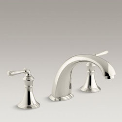 KOHLER - KOHLER Devonshire(R) deck-/rim-mount bath faucet trim for high-flow valve with 9 - Bathroom Sink Faucets