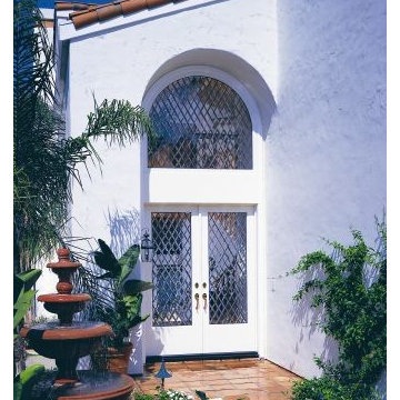 Elegant Entry Doors with Transom