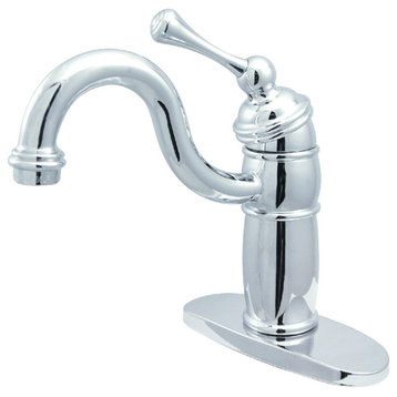 Kingston Brass Single-Handle Monoblock Bar Faucet, Polished Chrome