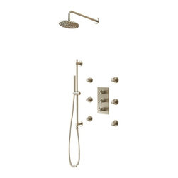 Brushed Nickel Velaro Shower Set - Showerheads And Body Sprays