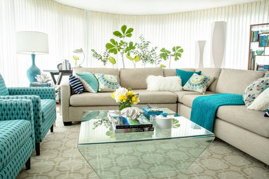 Inspiration for a contemporary living room remodel in Vancouver