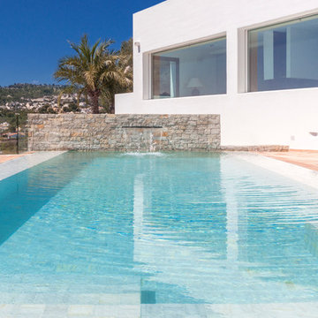 Piscina particular en Calpe
