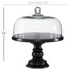 Traditional Black Wood Cake Stand 46795