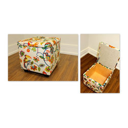Custom Ottomans and Benches - Storage Bins And Boxes
