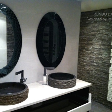 OUR CLIENTS' INSTALLATION WITH OUR TRENDY NATURAL STONE PRODUCTS