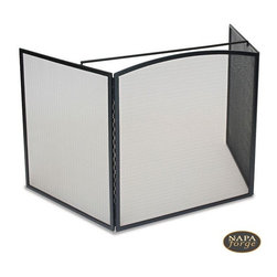 Stove Guard in Matte Black - Fireplace Accessories
