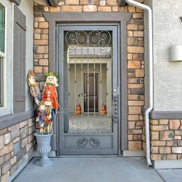 Napa Iron Entry Gate with Full Frame