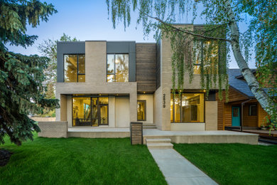 Trendy exterior home photo