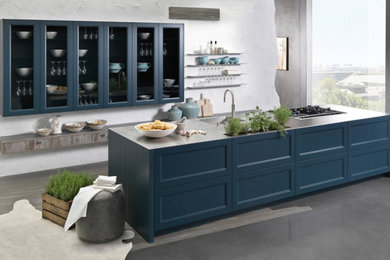 Design ideas for a contemporary kitchen in West Midlands.