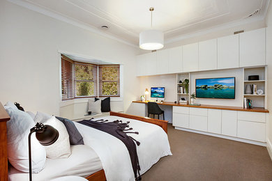 Modern bedroom in Sydney.