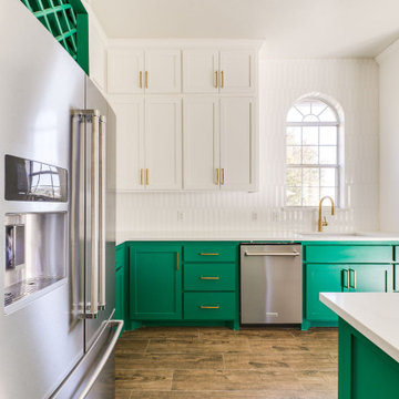 Crisp and clean Tuxedo Kitchen