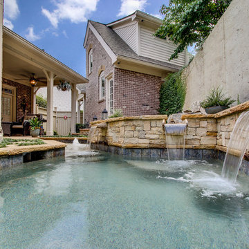 A unique pool design for a small space
