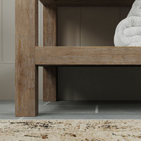 Savannah Bathroom Vanity, Acacia, 30", Single Sink, Freestanding
