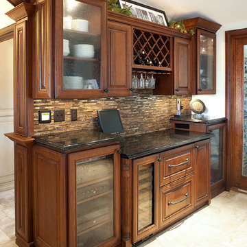 Door style: Cambridge | Species: Cherry | Finish: Vintage Autumn