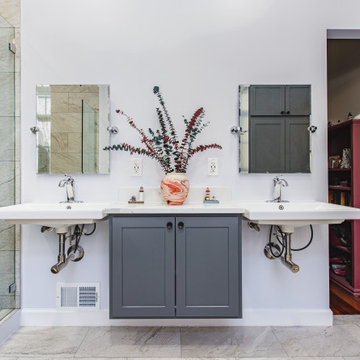 Master Bathroom Remodeled With Stand Alone Tub, Standing Shower, Warrenton VA