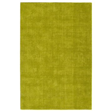 Kaleen Lauderdale Collection Bright Lime Green Area Rug 3'6"x5'6"