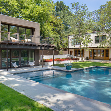 Pool and Guest House - Chickasaw Gardens, Memphis