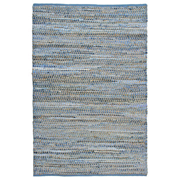 Earth First Blue Jeans Rug, 2'6"x4'2"