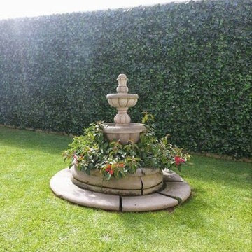 Fountain | Vertical Wall Planter | Artificial Hedge Panel