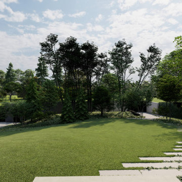 Частный современный сад/Private contemporary garden
